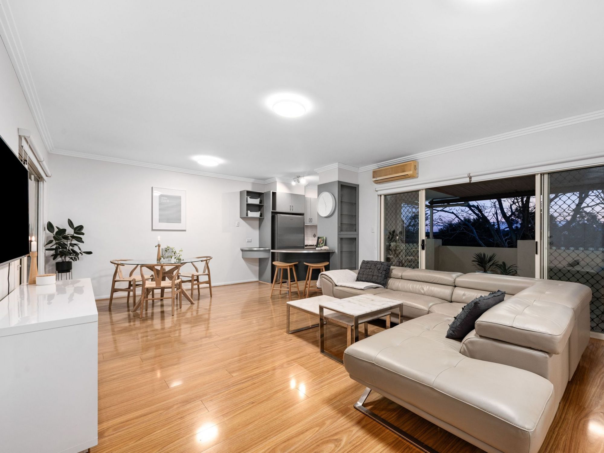 Massive open plan apartment with natural lighting