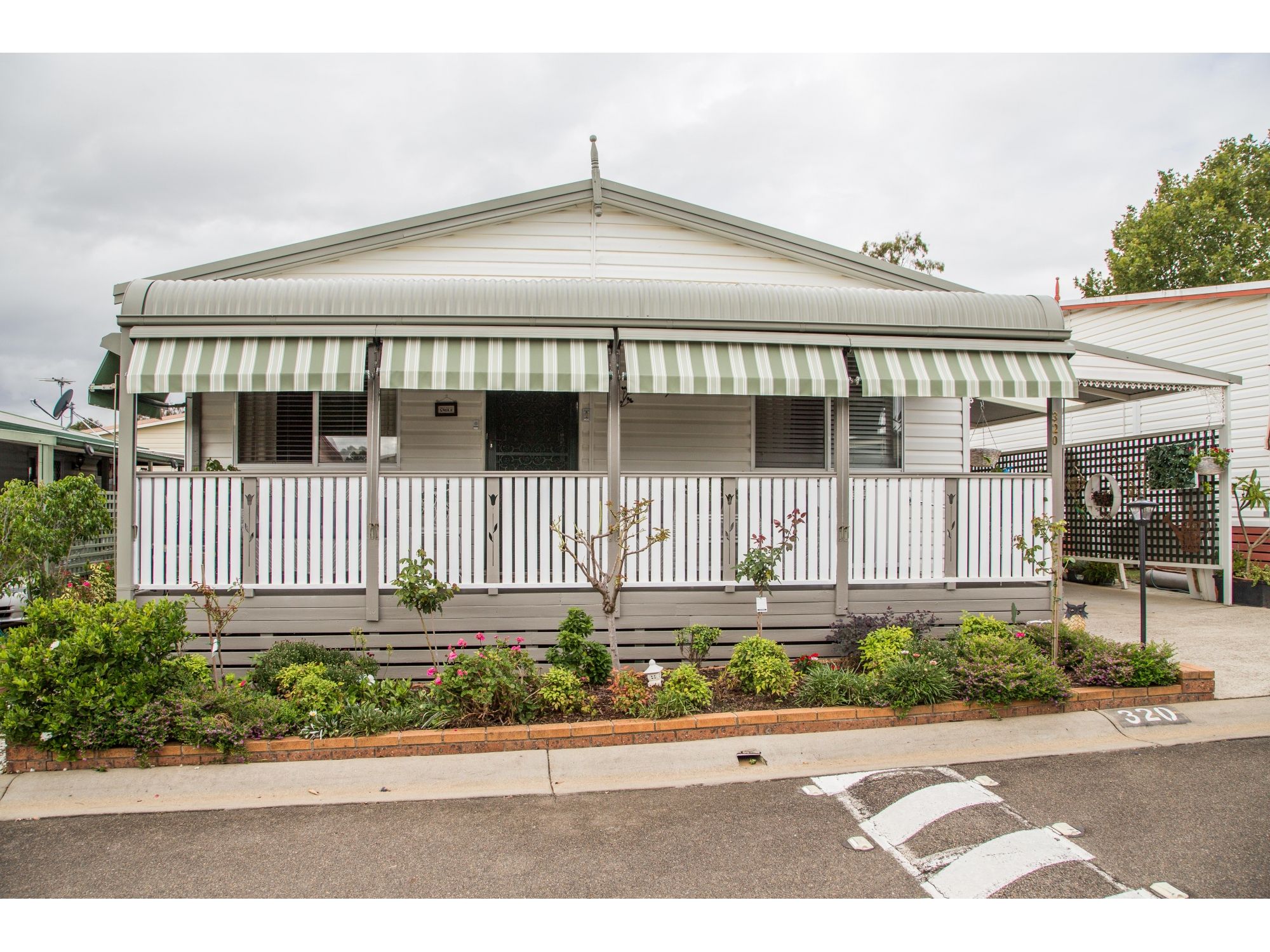 Over 50’s lifestyle in a gated community.