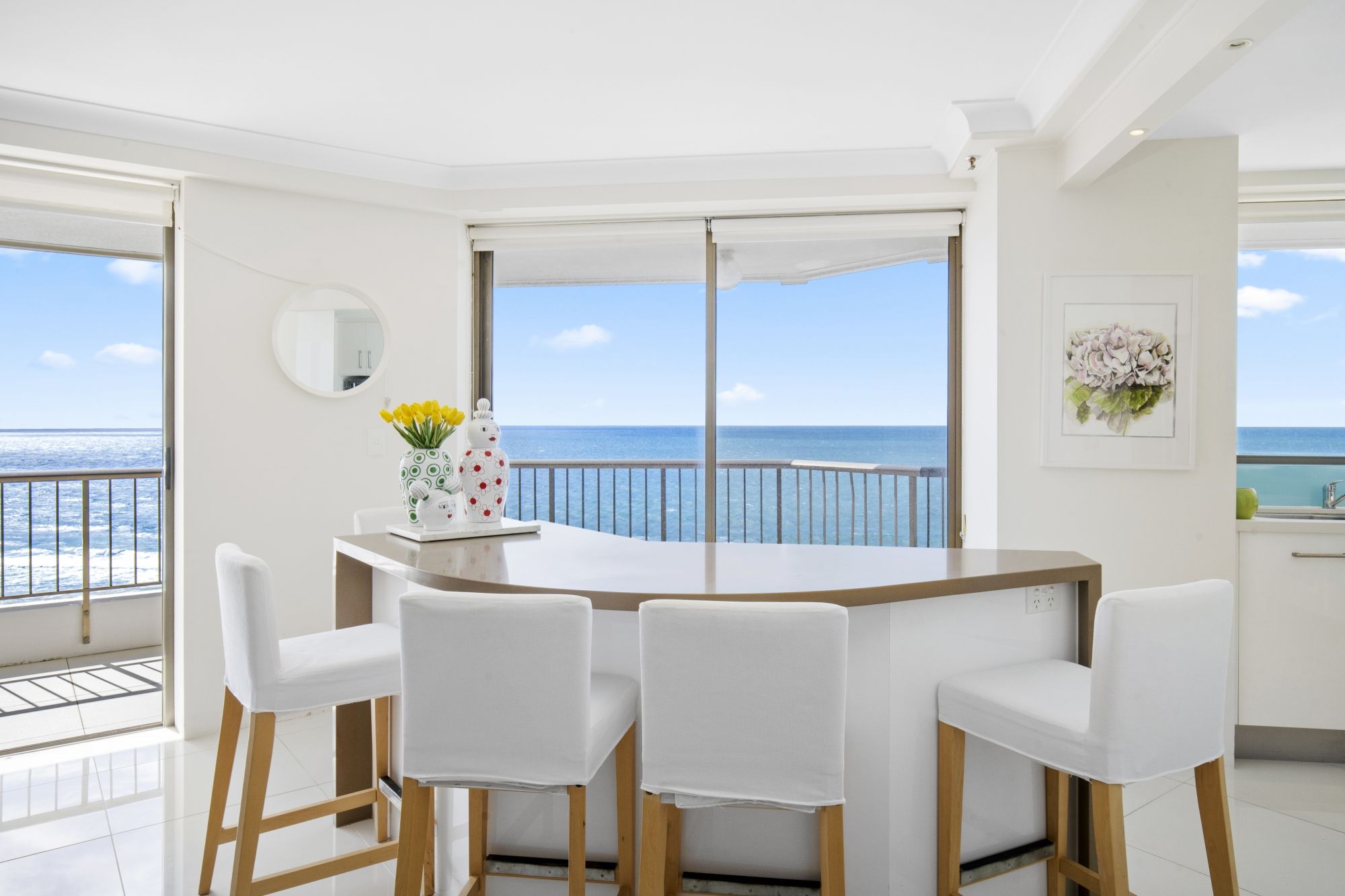 STUNNING HIGH FLOOR OCEAN VIEW, LUXURY BEACHSIDE APARTMENT.