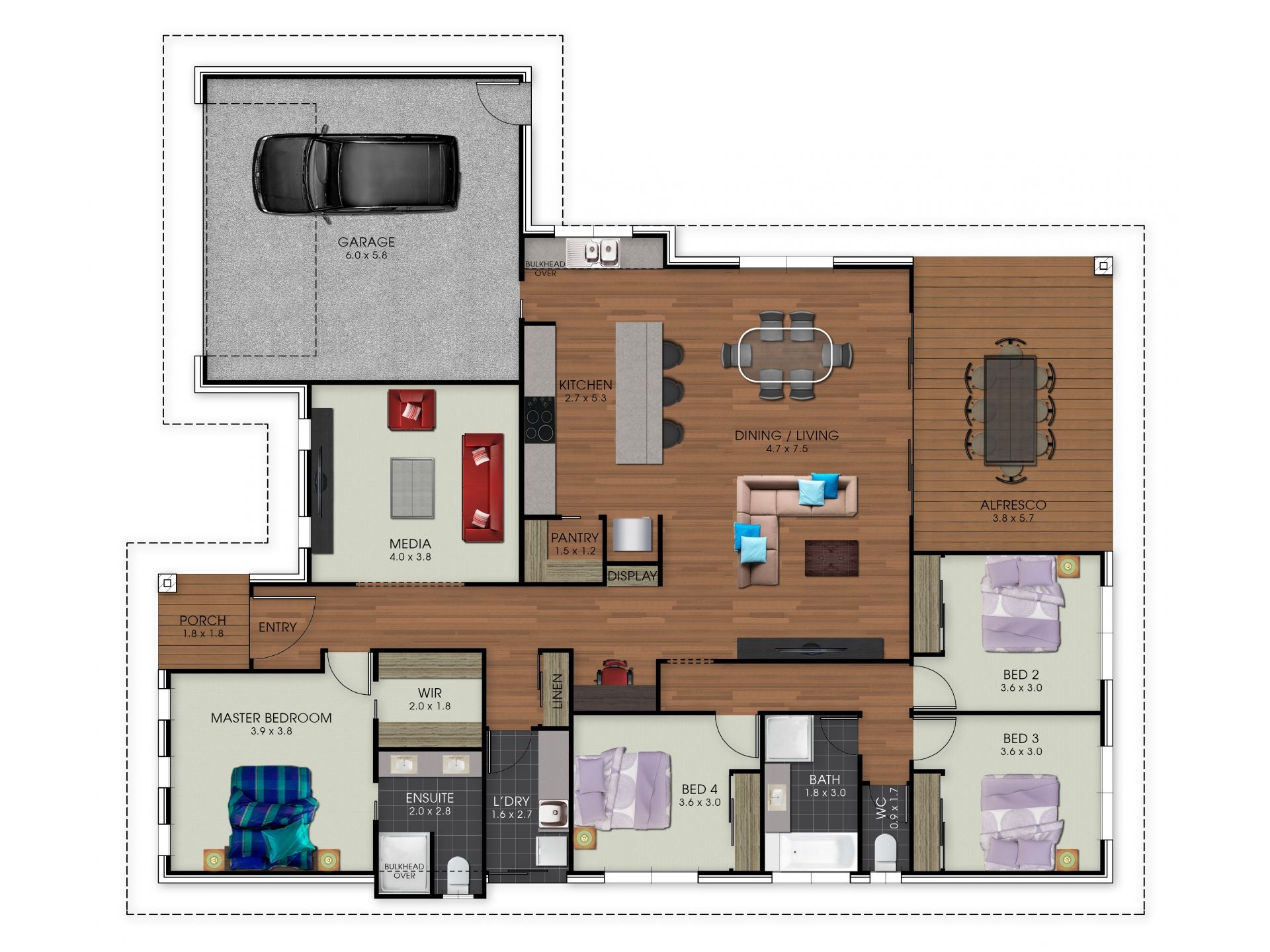Beautiful New Home - Under Construction. Completion Scheduled for mid May 2017. Located in Popular Coochin Twins Estate, Beerwah
