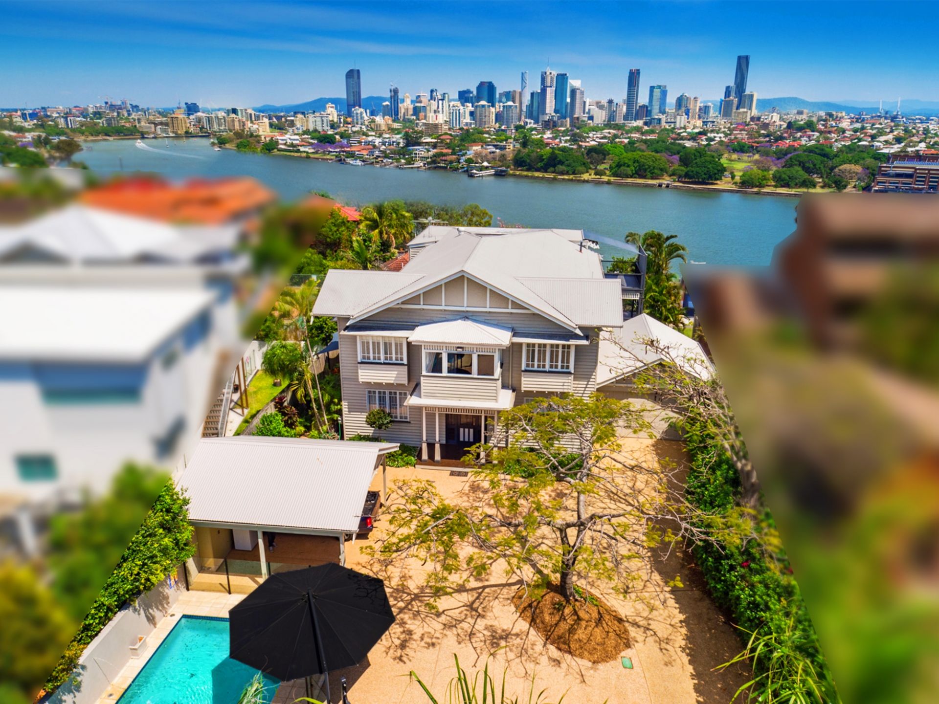 Brisbane's Ultimate Family Home | 270 degree views of Inner City and Brisbane River | 1113m 2 Lots.